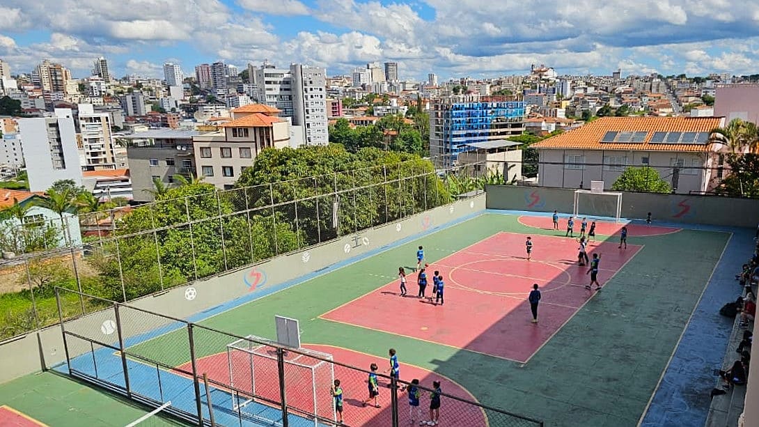 tetto campo sportivo oratorio Barbacena
